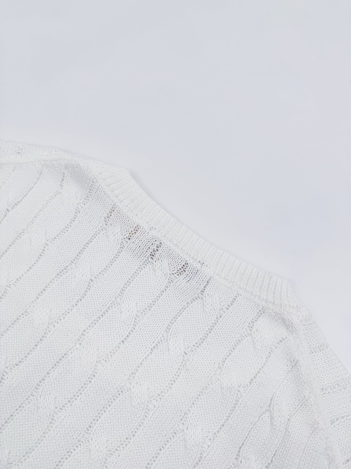 2026 New RL Cable-Knit Short-Sleeve Sweater (CC938-A50)