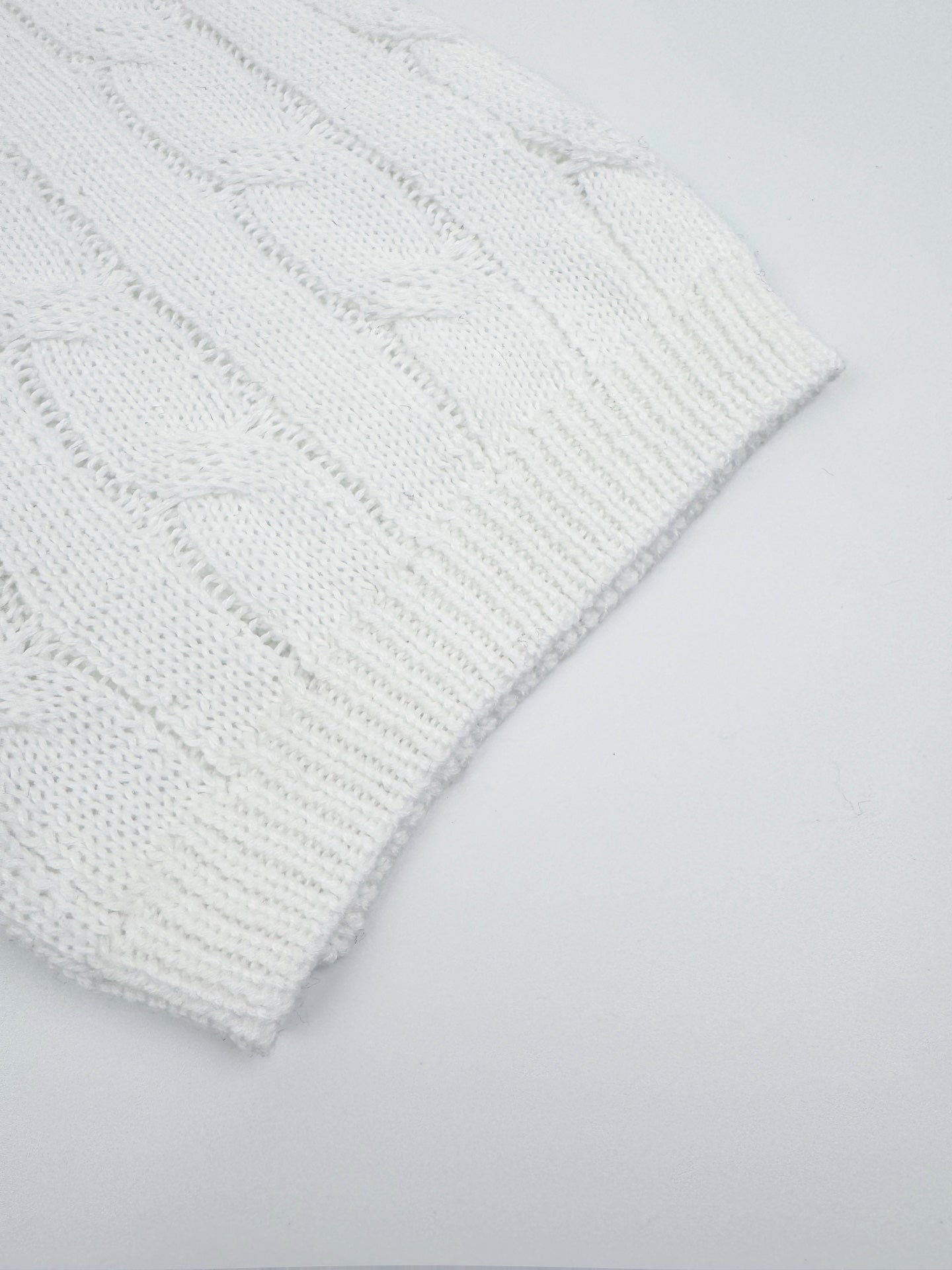 2026 New RL Cable-Knit Short-Sleeve Sweater (CC938-A50)
