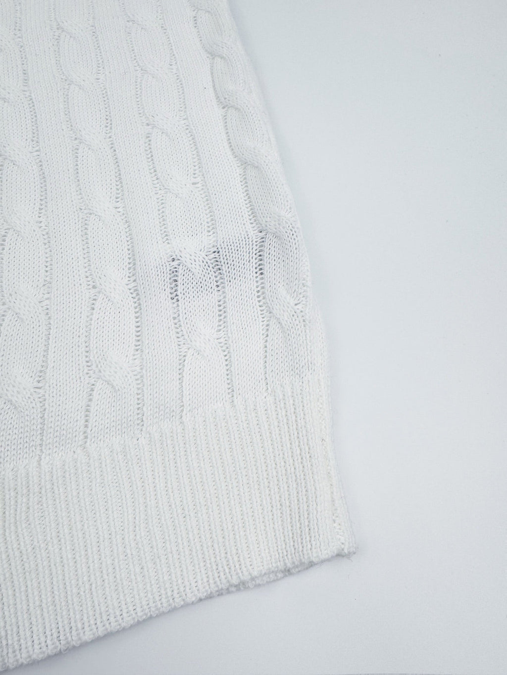 2026 New RL Cable-Knit Short-Sleeve Sweater (CC938-A50)