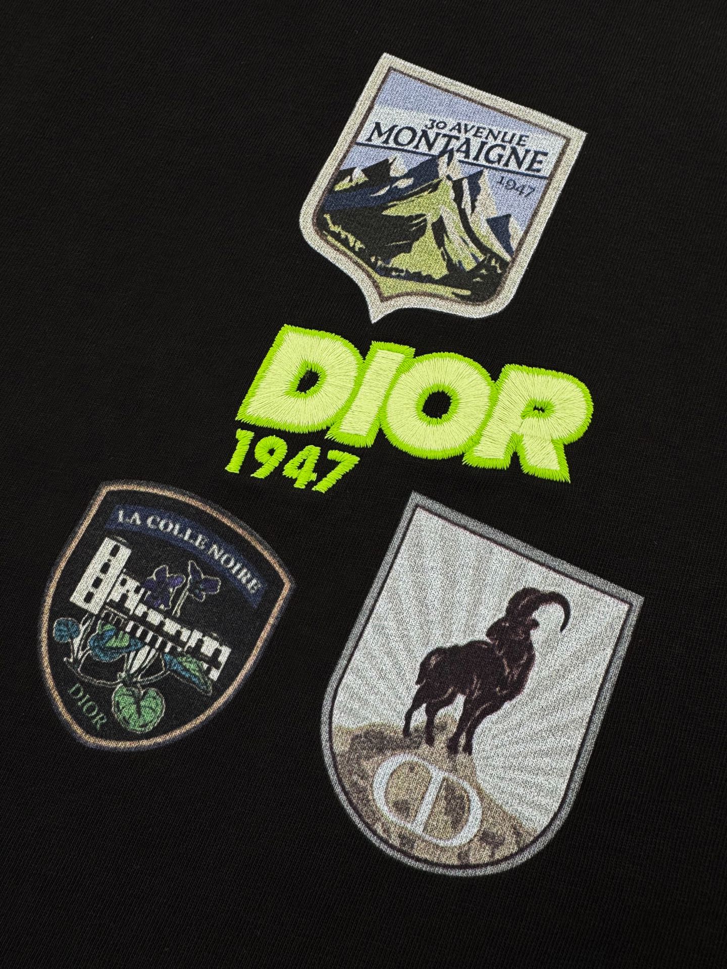 2026 New CD Multi-Color Patch Short-Sleeve Shirt (AA512-A15)