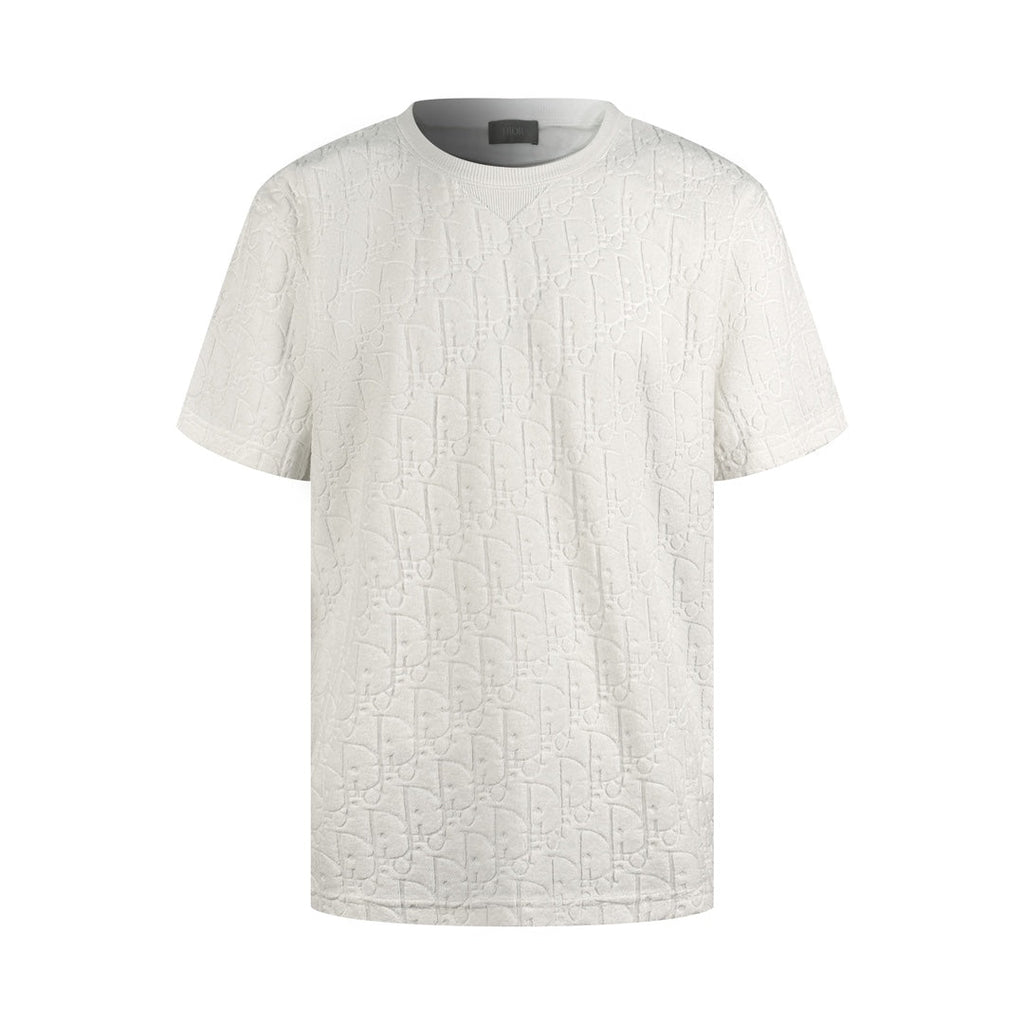 2026 New Style CD All-Over Print Letter Short-Sleeved T-Shirt (24026-A25)
