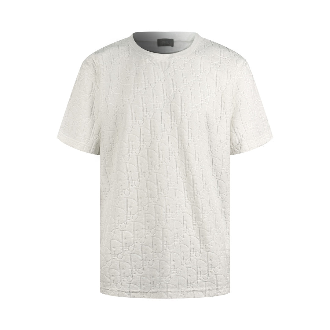 2026 New Style CD All-Over Print Letter Short-Sleeved T-Shirt (24026-A25)