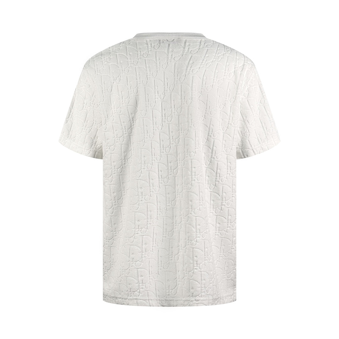 2026 New Style CD All-Over Print Letter Short-Sleeved T-Shirt (24026-A25)