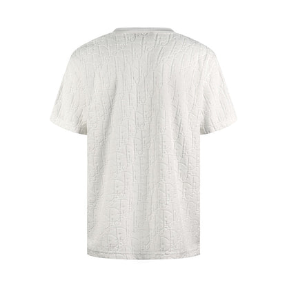 2026 New Style CD All-Over Print Letter Short-Sleeved T-Shirt (24026-A25)