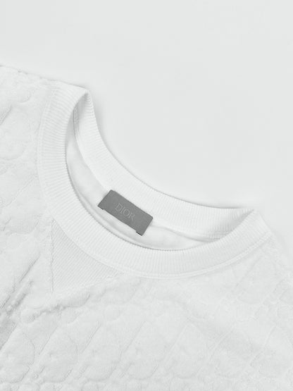 2026 New Style CD All-Over Print Letter Short-Sleeved T-Shirt (24026-A25)