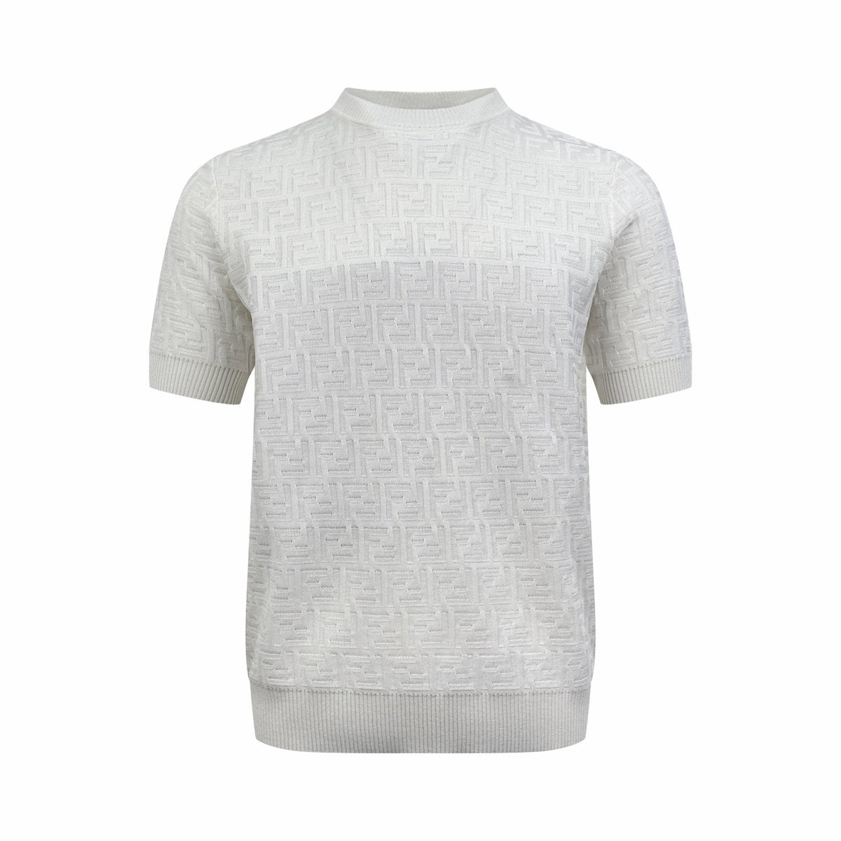 2026 New FF All-Over Print Knit Short-Sleeved Top (AA501-A65)