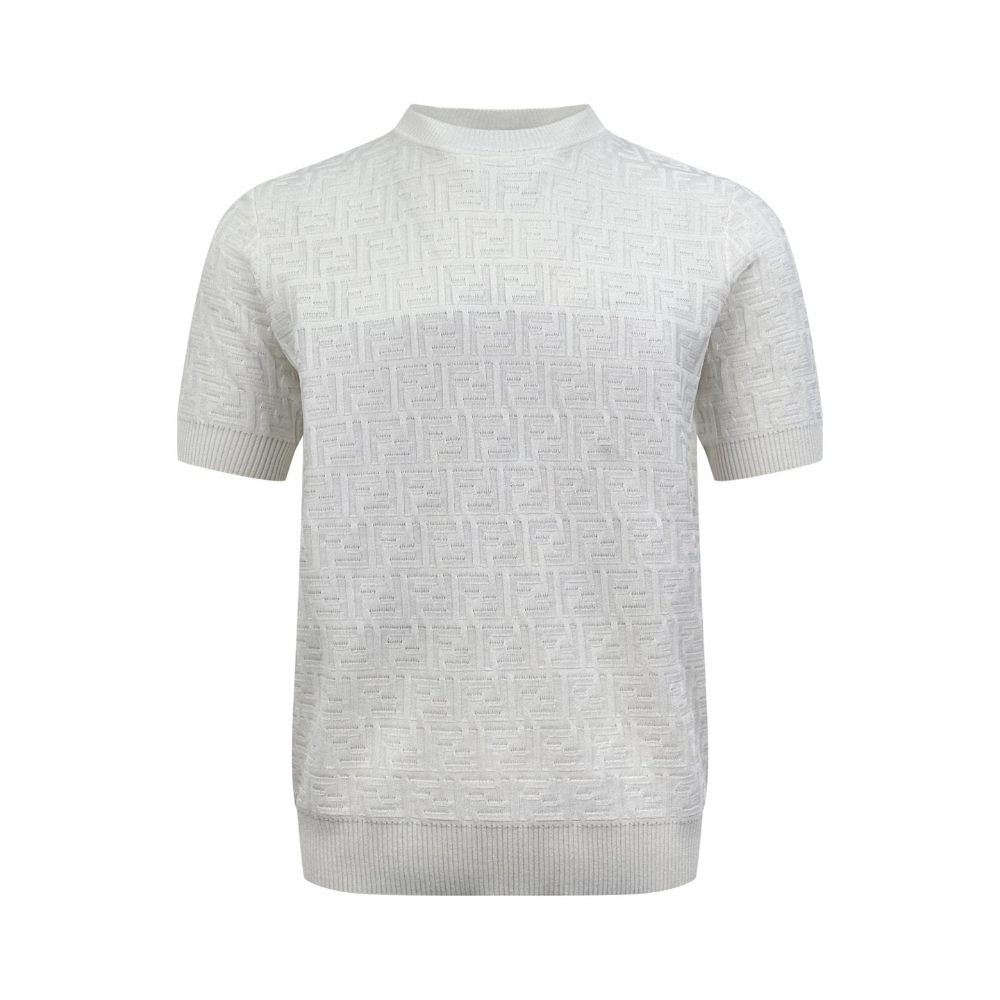 2026 New FF All-Over Print Knit Short-Sleeved Top (AA501-A65)