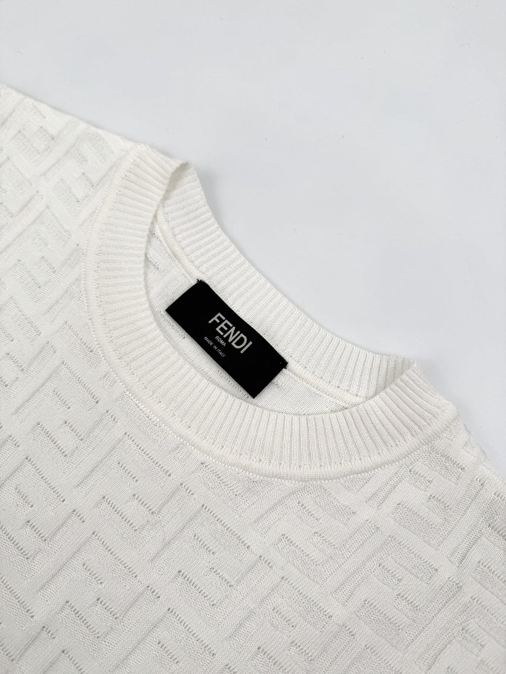 2026 New FF All-Over Print Knit Short-Sleeved Top (AA501-A65)