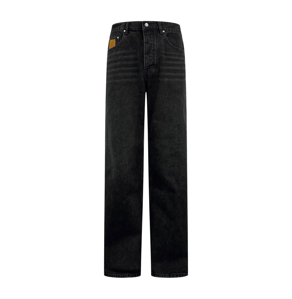 2026 New LY Logo Embroidered Denim Trousers (BB753-B55)