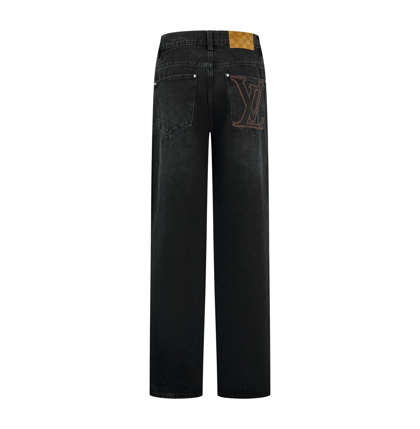 2026 New LY Logo Embroidered Denim Trousers (BB753-B55)