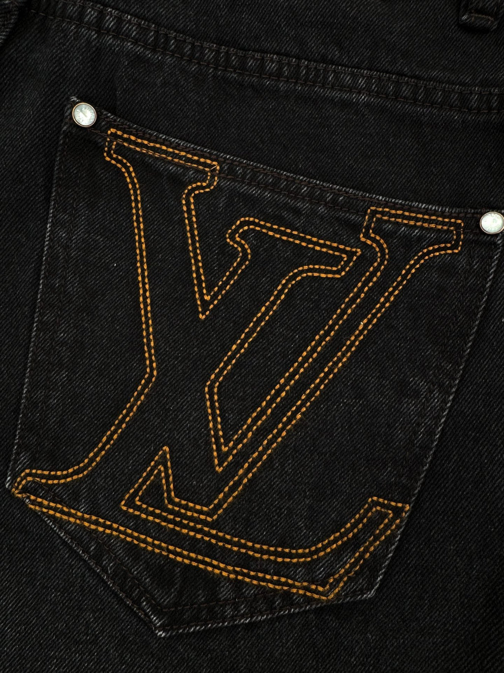 2026 New LY Logo Embroidered Denim Trousers (BB753-B55)