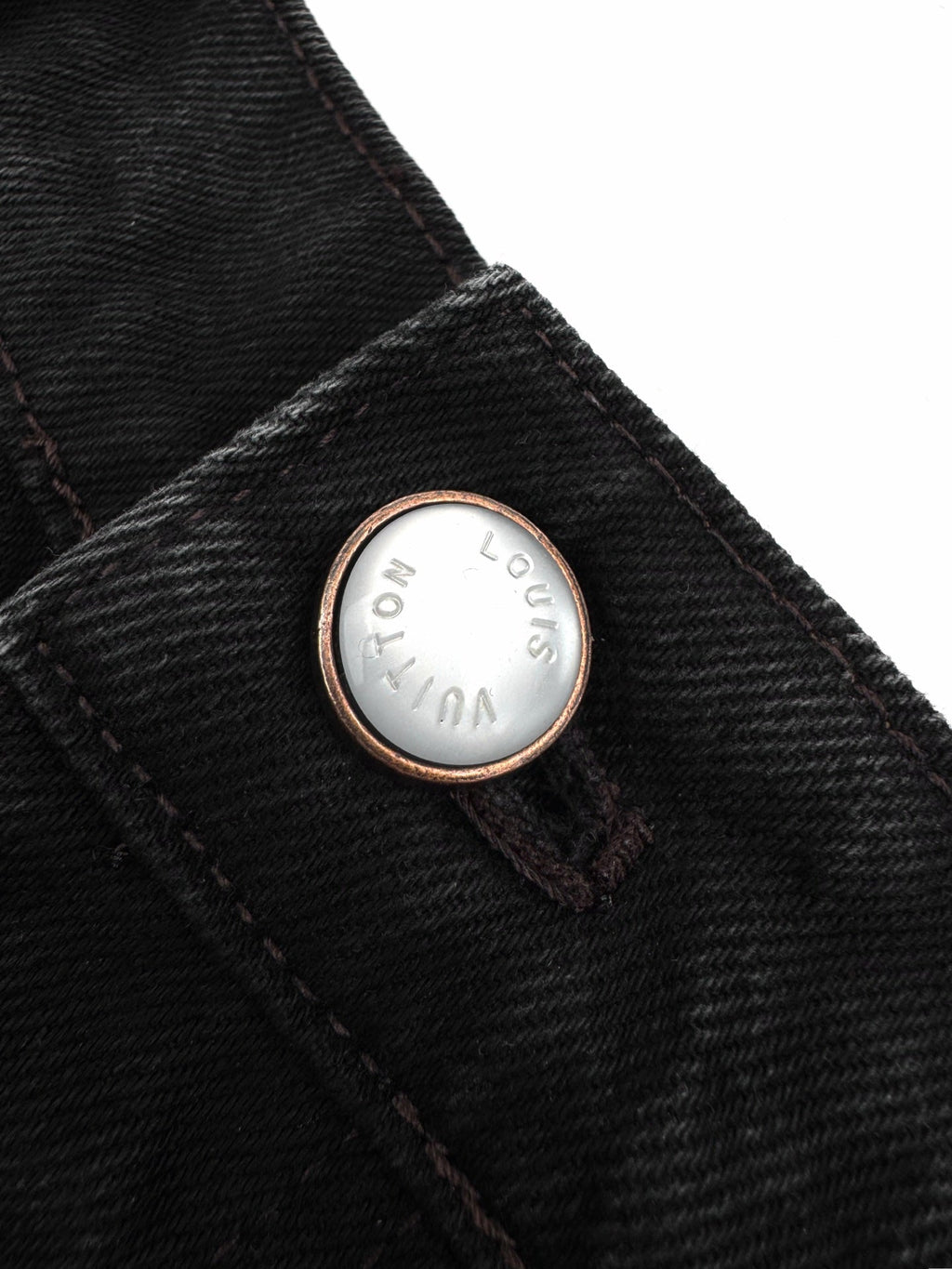 2026 New LY Logo Embroidered Denim Trousers (BB753-B55)
