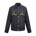 2026 New Arrival Ev Golden Dragon Embroidered Denim Jacket (25398-B85)