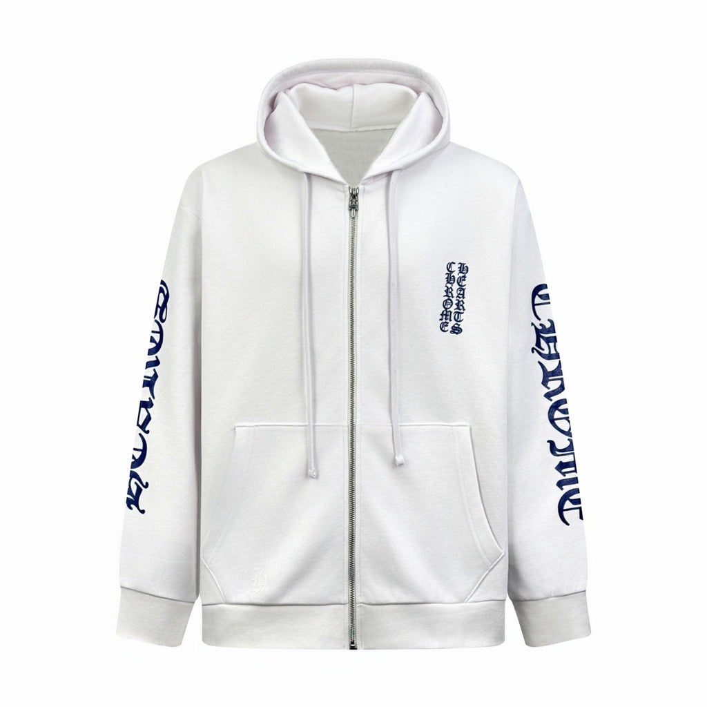 2026 New CH Letter Print Zip-Up Jacket (CC910-B50)