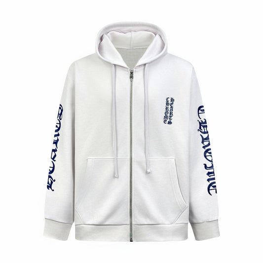 2026 New CH Letter Print Zip-Up Jacket (CC910-B50)
