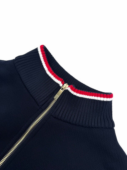2026 New TB Label Zipper Stand Collar Jacket (25391-C10)