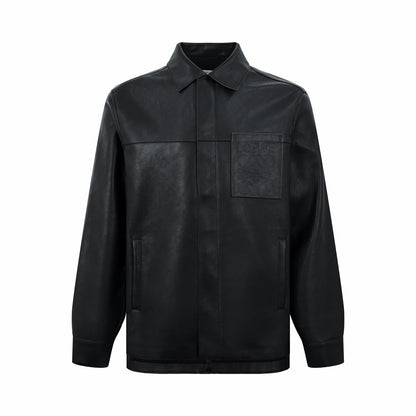 2026 New Way Pocket Zip Leather Jacket (CC909-D10)