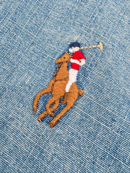 2026 New RL Colour Embroidered Denim Jacket (CC904-B60)