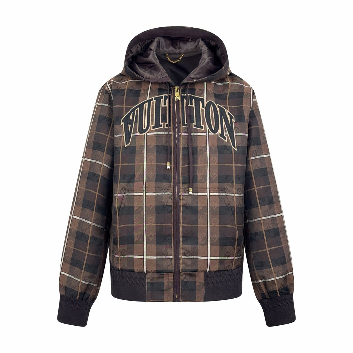 2026 New LY Logo Jacquard Hooded Jacket (25386-C10)
