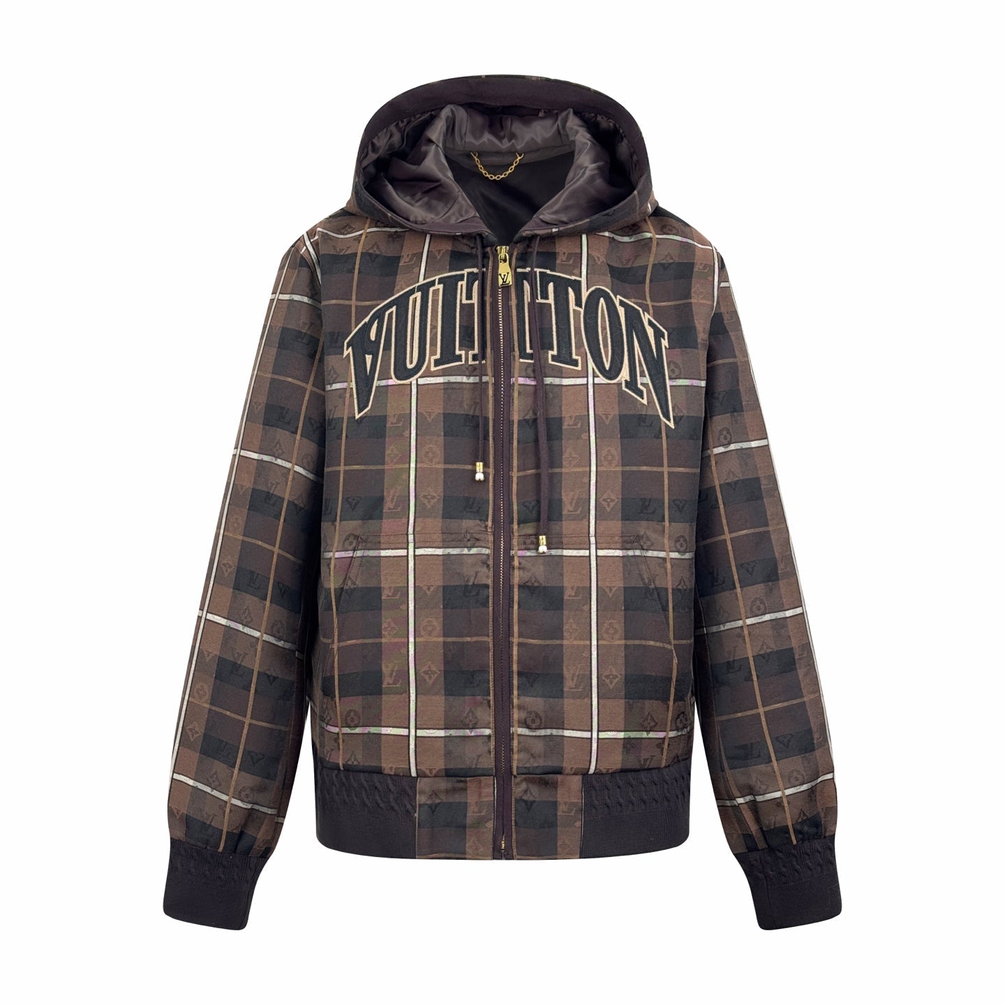 2026 New LY Logo Jacquard Hooded Jacket (25386-C10)