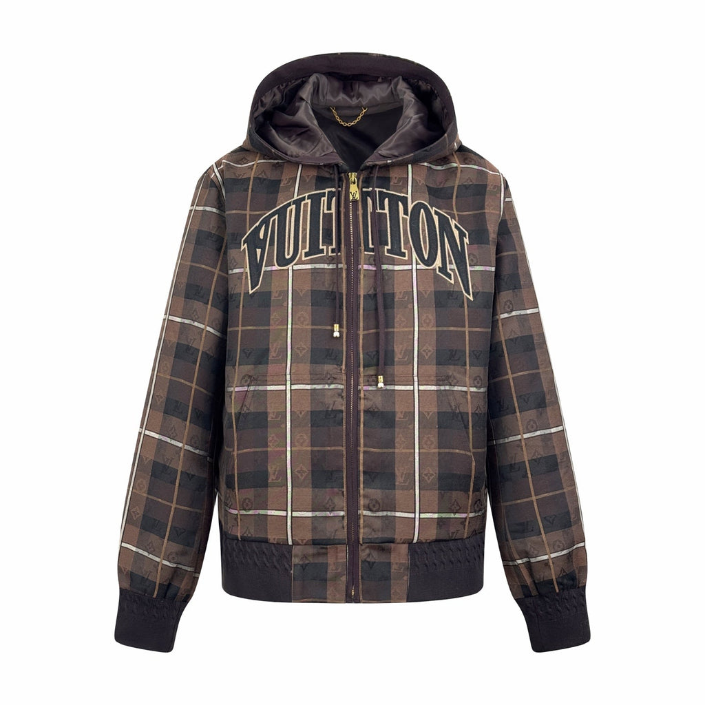 2026 New LY Logo Jacquard Hooded Jacket (25386-C10)