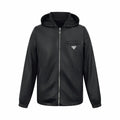 2026 New Triangle Brand Reversible Leather-Nylon Hooded Jacket (25299-D80)