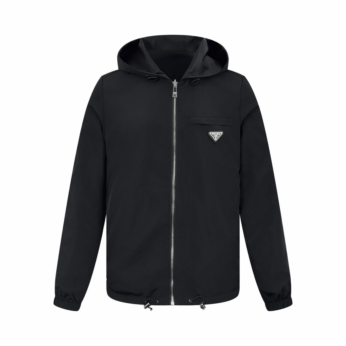 2026 New Triangle Brand Reversible Leather-Nylon Hooded Jacket (25299-D80)