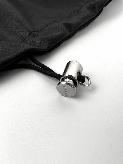 2026 New Triangle Brand Reversible Leather-Nylon Hooded Jacket (25299-D80)