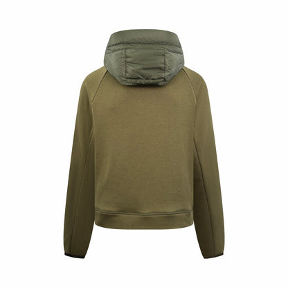 2026 New Mon Logo Woven Patchwork Down Jacket (25378-D10)