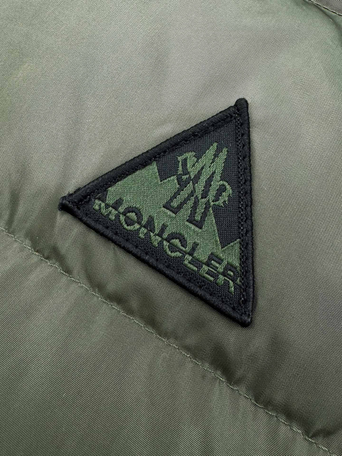 2026 New Mon Logo Woven Patchwork Down Jacket (25378-D10)