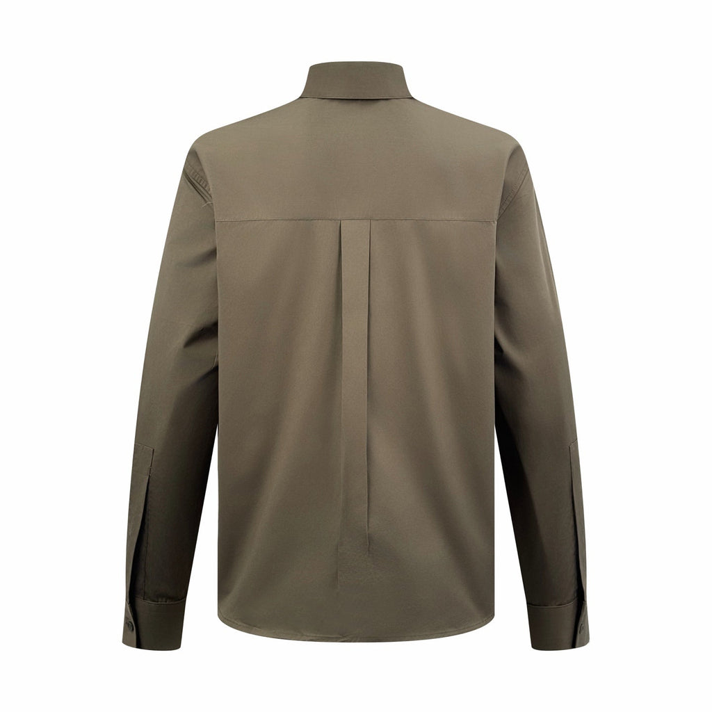 2026 New Way Two-Tone Embroidered Patch Pocket Shirt (CC944-B30)