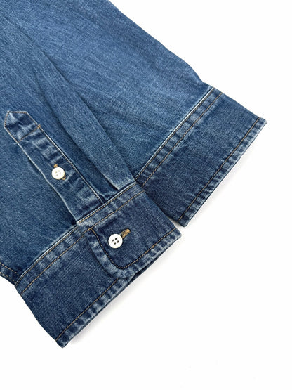2026 New RL Colour Embroidered Denim Shirt (CC913-B40)