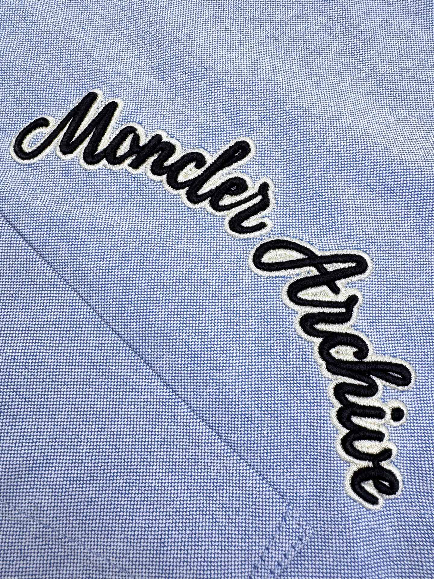 2026 New Mon Embroidered Oxford Cotton Shirt (BB727-B25)