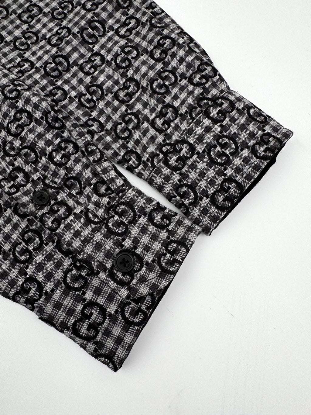 2026 New GU Full-Print Check Jacquard Shirt (BB720-B50)