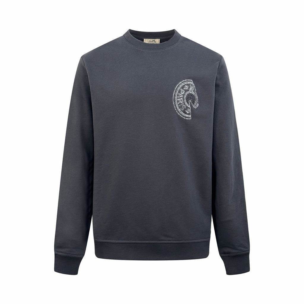 2026 New H Saddle Stud Embellished Hoodie (25348-A85)