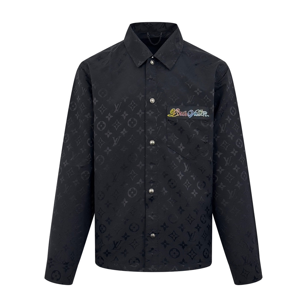 2026 New LY Corrugated Jacquard Jacket-Style Shirt (MM082-B55)