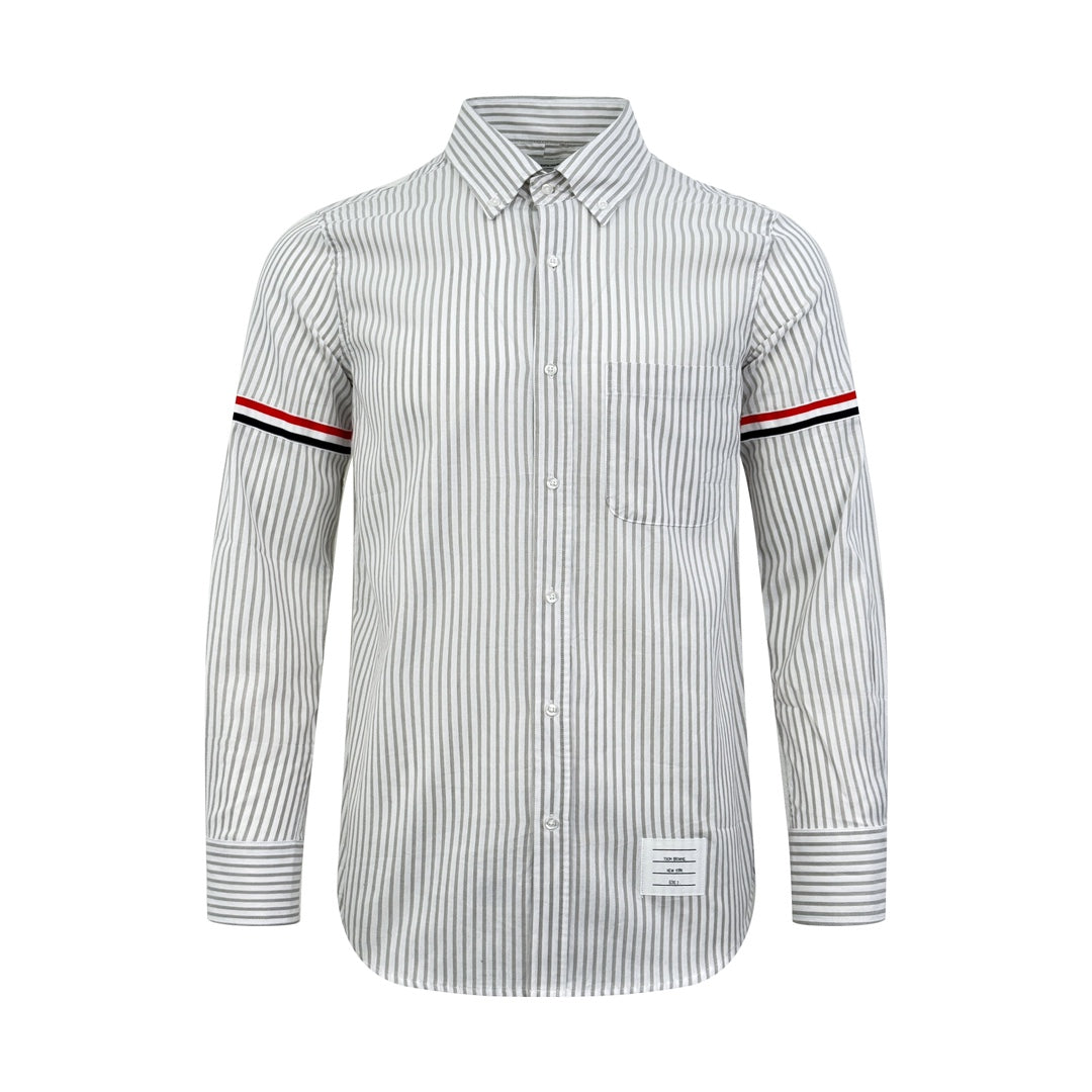 2026 New TB Woven Ribbon Stripe Shirt (MM077-B25)