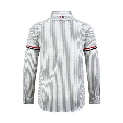 2026 New TB Woven Ribbon Stripe Shirt (MM077-B25)