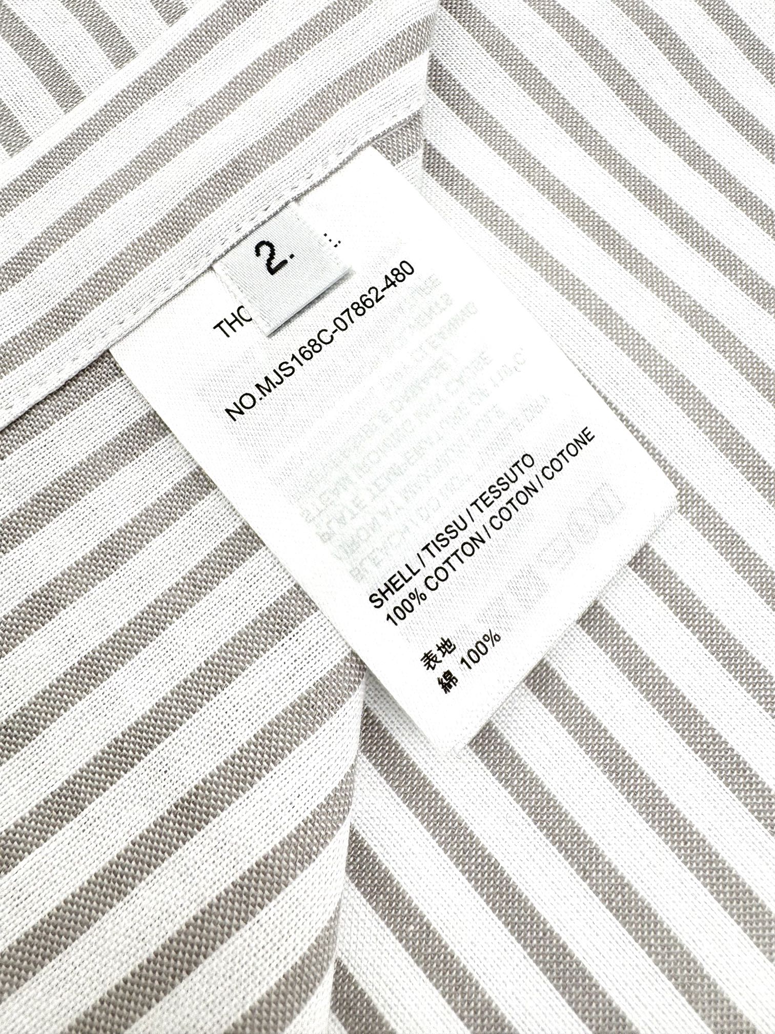 2026 New TB Woven Ribbon Stripe Shirt (MM077-B25)
