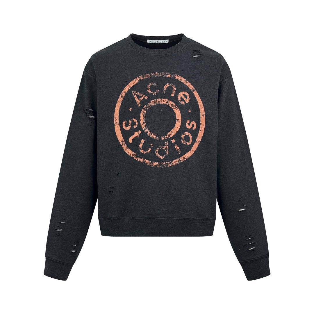 2026 New Acn Distressed Logo Sweatshirt with Holes (25310-B20)
