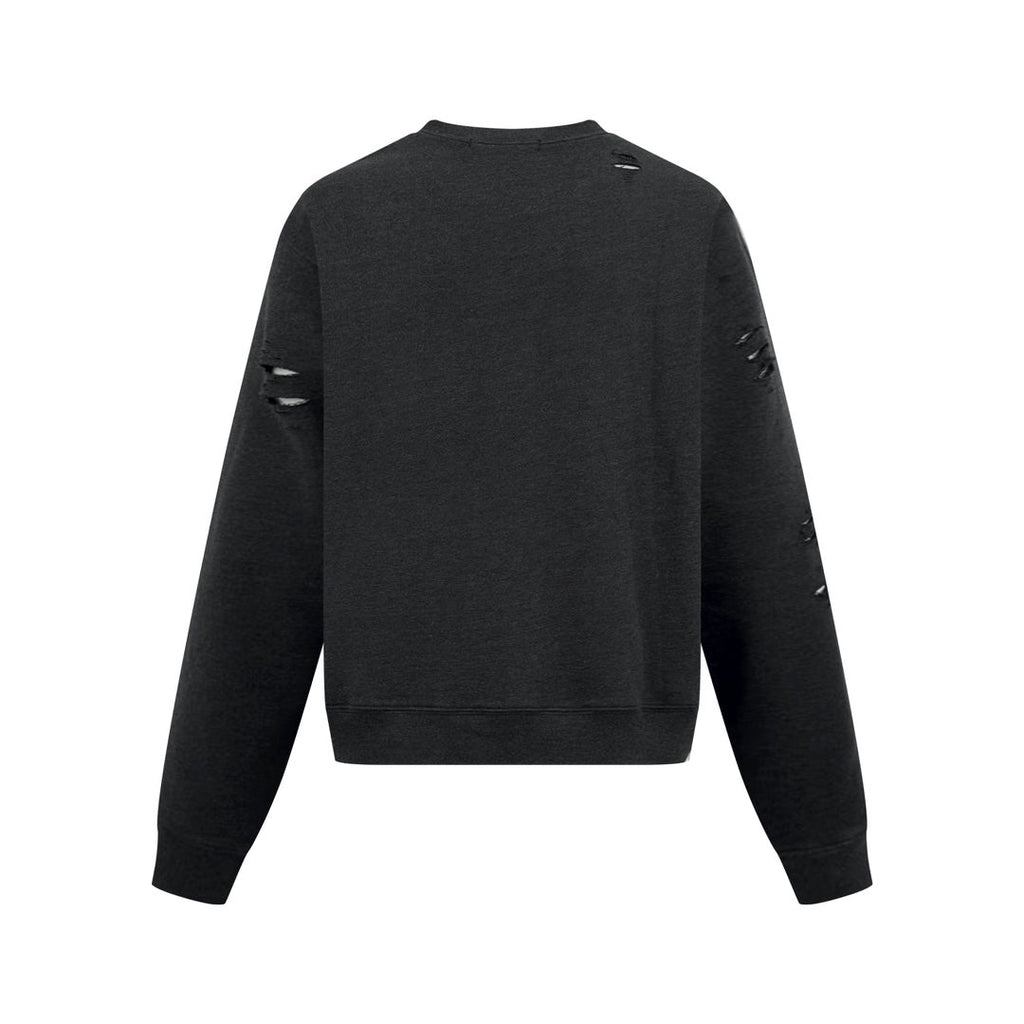 2026 New Acn Distressed Logo Sweatshirt with Holes (25310-B20)