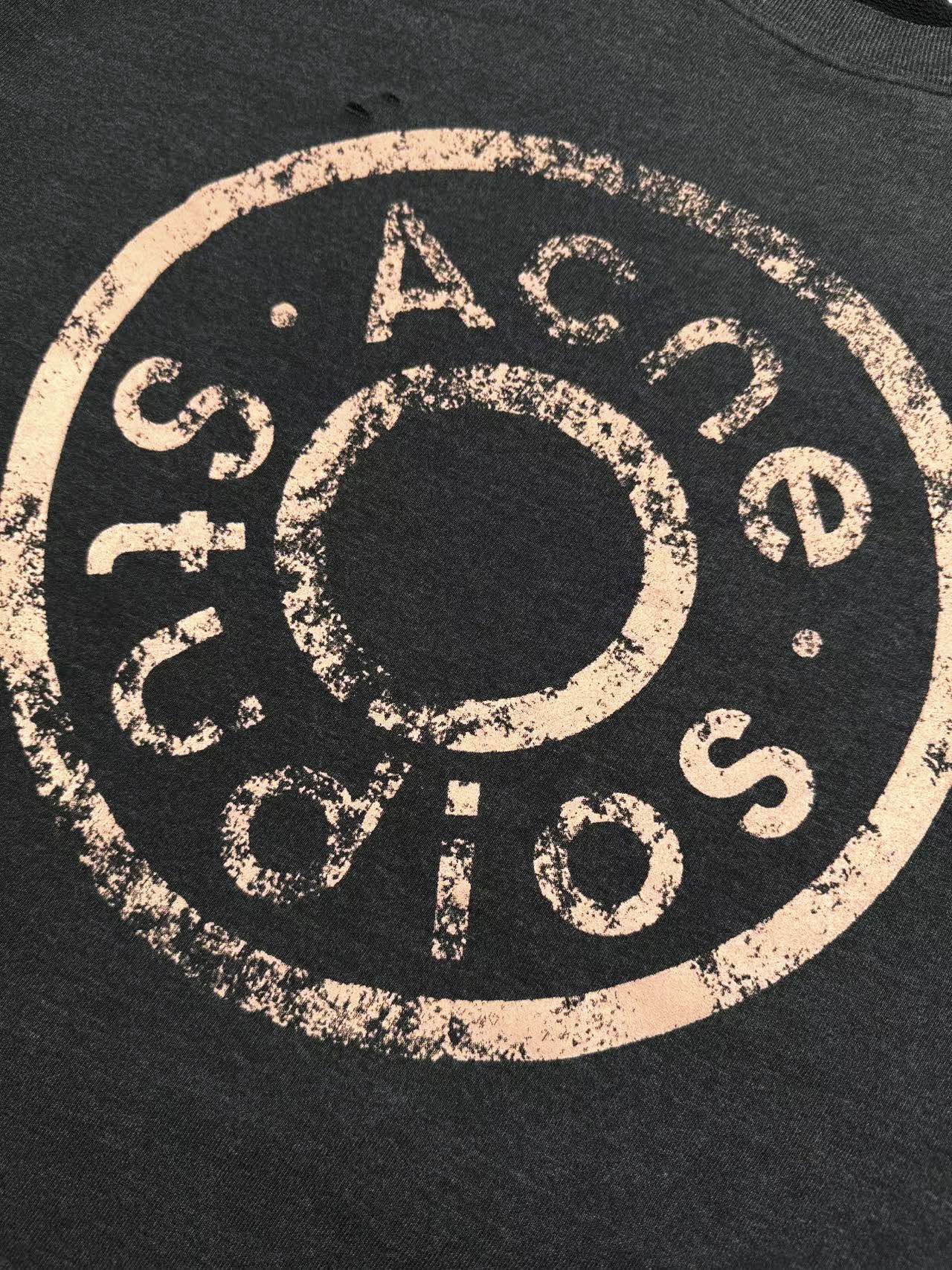 2026 New Acn Distressed Logo Sweatshirt with Holes (25310-B20)
