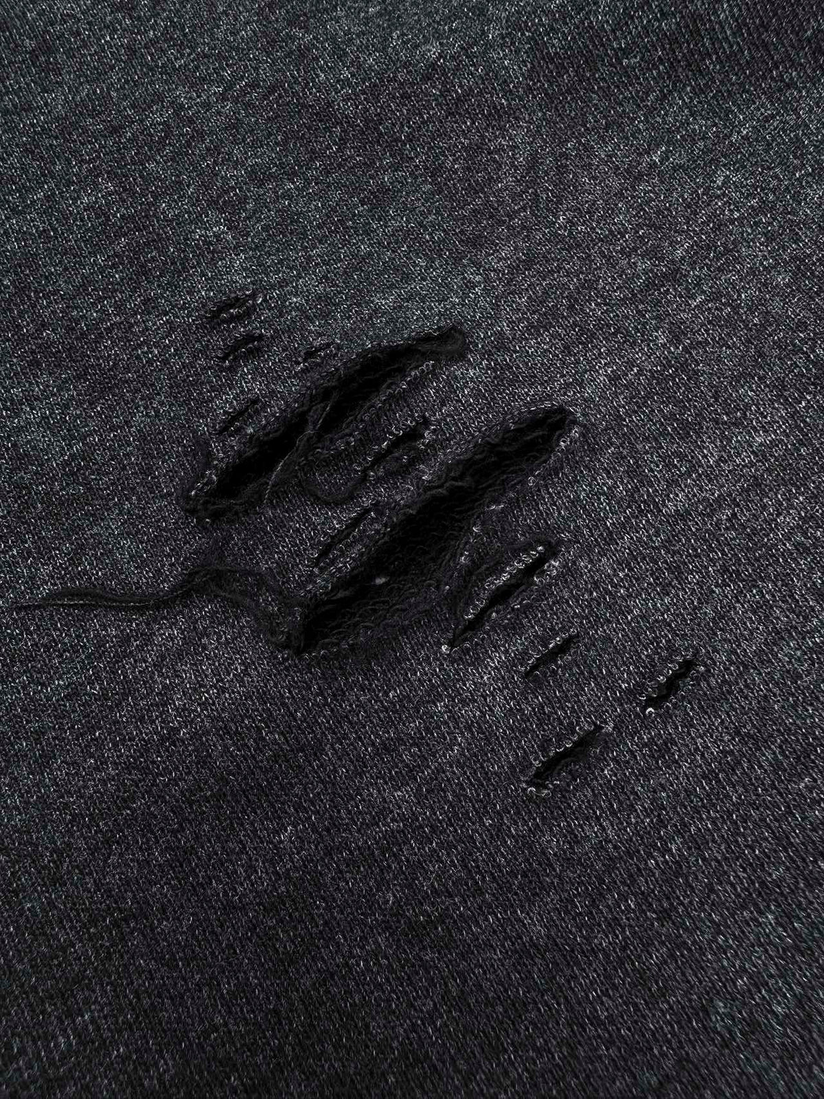 2026 New Acn Distressed Logo Sweatshirt with Holes (25310-B20)