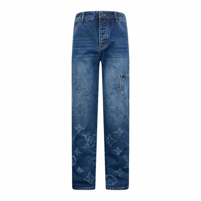 2026 New LY Gradient Logo Jeans (BB730-B95)