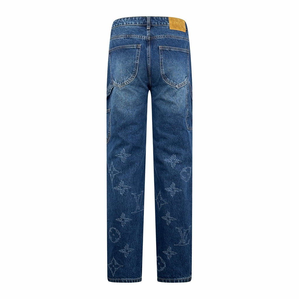 2026 New LY Gradient Logo Jeans (BB730-B95)
