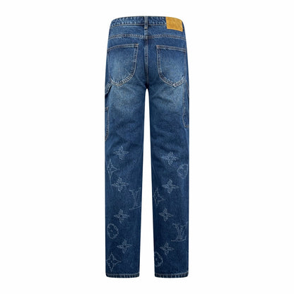2026 New LY Gradient Logo Jeans (BB730-B95)