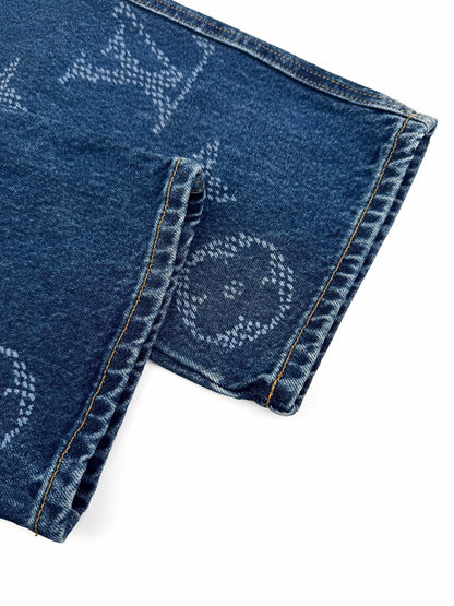 2026 New LY Gradient Logo Jeans (BB730-B95)