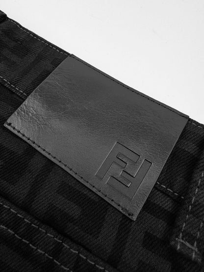 2026 New Arrival: FF All-Over Print Jeans (BB716-B75)