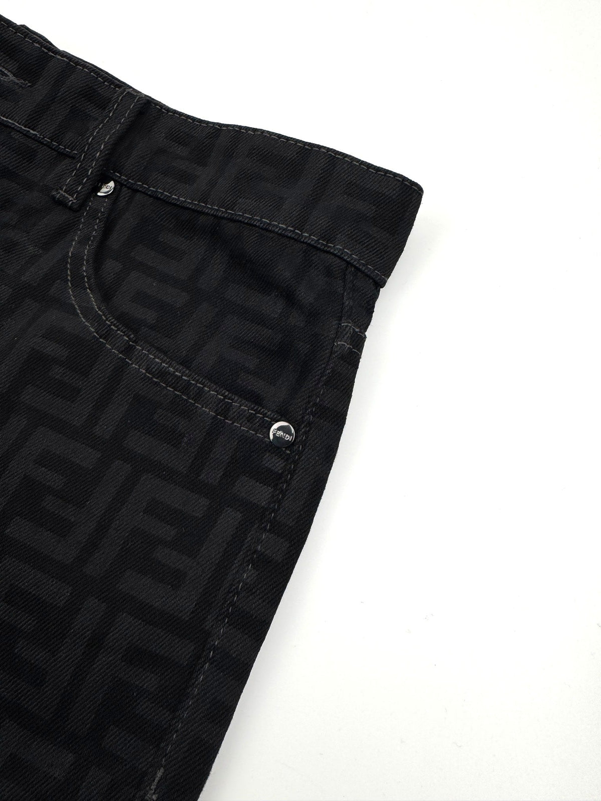 2026 New Arrival: FF All-Over Print Jeans (BB716-B75)