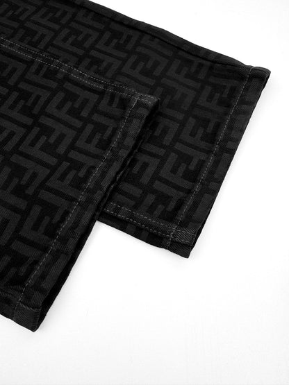 2026 New Arrival: FF All-Over Print Jeans (BB716-B75)
